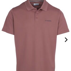 Columbia Men's Polo Shirt EUC - Fig color